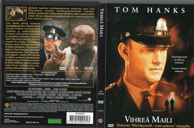 Vihreä Maili	(57 937)	k		snapcase,	DVD		tom hanks	1999