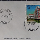 Vuoden 1978 Eurooppa-merkki JOKIOINEN -loistokirjeellä - pikkukuva 2