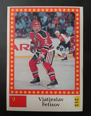 1991 Semic Mmm Marabou #213 Vjatseslav Fetisov
