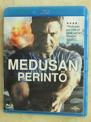 Medusan perintö, blu-ray. Jeremy Renner