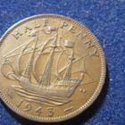 Half penny 1943. Iso-Britannia - pikkukuva 2