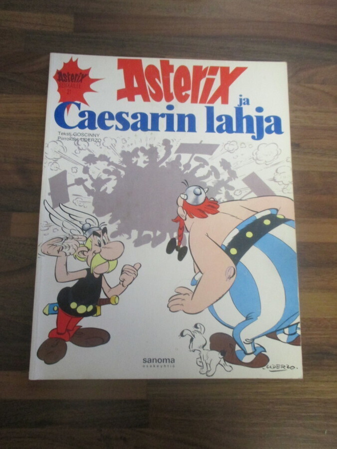 ASTERIX JA CAESARIN LAHJA - asterix 21 painos 1