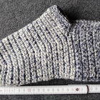 Alina´s Handmade virkatut tossut harmaa sävyinen - pikkukuva 1