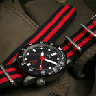 Nato 22mm punamustat raidat - pikkukuva 4