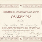 OKK 1906 Hämettären Sanomalehti Oy, Hämeenlinna - pikkukuva 1