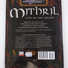 Deirdre Brooks ym. : Mithril - City of the Golem - pikkukuva 2
