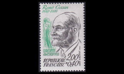 Ranska 2407 ** René Cassin (1983)