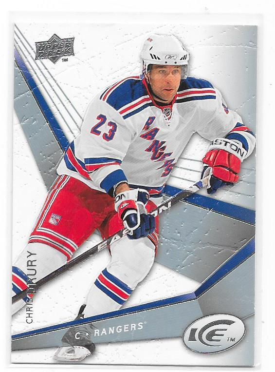 2008-09 Upper Deck Ice #13 Chris Drury New York Rangers