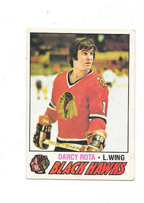 1977-78 OPC #117 Darcy Rota , Chicago Blackhawks
