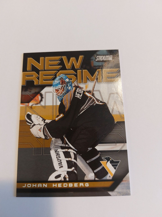 2001-02 Stadium Club New Regime #NR10 Johan Hedberg