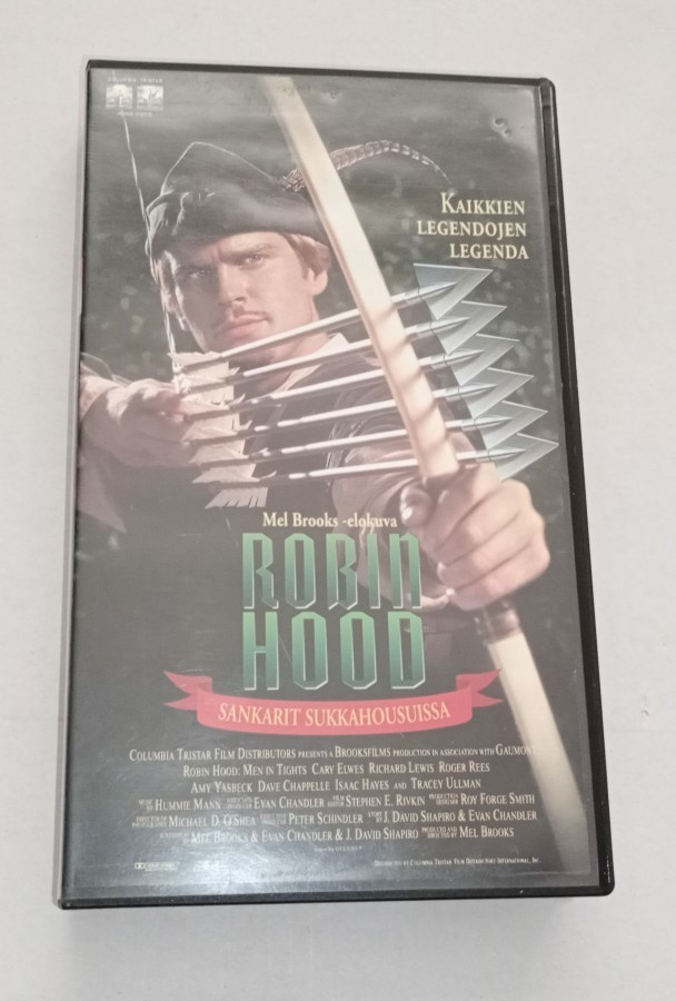 ROBIN HOOD SANKARIT SUKKAHOUSUISSA VHS KOMEDIA 1993