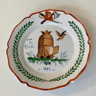 Antiikki ransk. fajanssi lautanen 1700-luku - pikkukuva 1