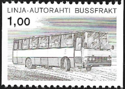1963 AP 15  ruskea  1,00 mk  ** LaPe AP 15