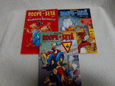 ROOPE-SETÄ  3 kpl  269, 270, 271  HYVÄ