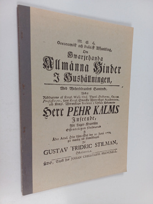 Gustav Fredric Stilman : Kaikenlaisia yleisiä haittoja ta...