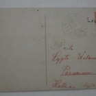 Poika puujaloilla, vana väripk, p. 1913 + rivil. Laukkoski - pikkukuva 2