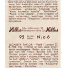Purkkakuva Hellas Filmitähti-sarja n:o 6 ELIZABETH TAYLOR - pikkukuva 2