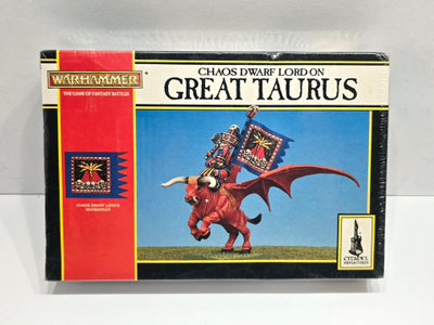 WHFB - Chaos Dwarf Lord on Great Taurus