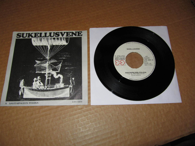 Sukellusvene 7" Savitaipaleen Polkka,PS v.1979 EX/EX