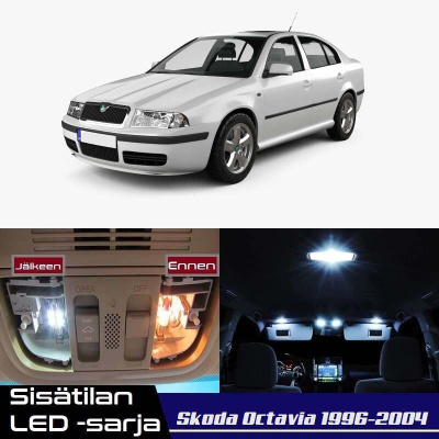 Skoda Octavia (1U) Sisätilan LED-sarja 12-osainen