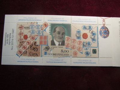 FINLANDIA 88. Postimerkkivihko. 1988