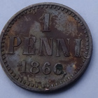 1866 1 penni tyypit 1.1 ja 2.1 kl6 - pikkukuva 1