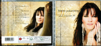 HANNA PAKARINEN . CD-LEVY . WHEN I BECOME ME