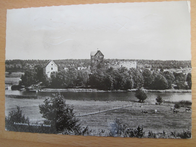 VANHA Postikortti Ahvenanmaa Maarianhamina 1959