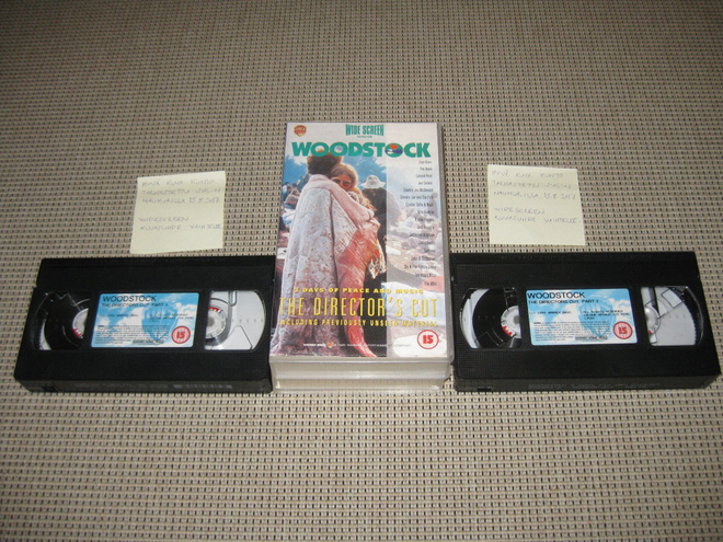 Woodstock - The Director's Cut Tupla-VHS
