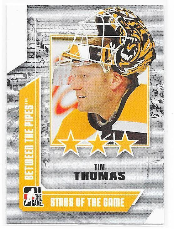 08-09 Between The Pipes Stars of The Game #69 Tim Thomas MV