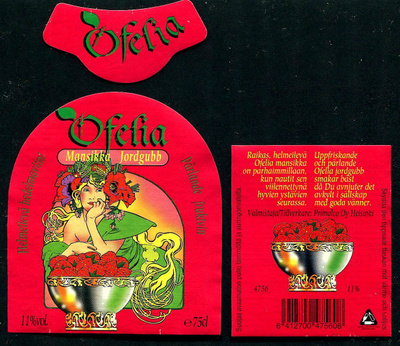 Ofelia, Mansikka 75 cl