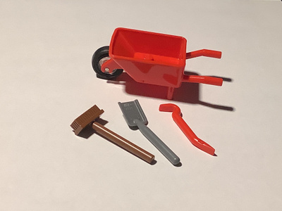 Lego Friends kottikärryt ja välineitä