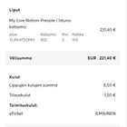 NHL Global Series Carolina Hurricanes – Seattle Kraken lippu - pikkukuva 3