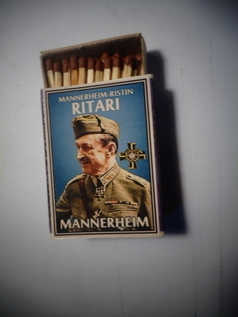 Tulitikkuaski Mannerheim-ristin ritari Mannerheim