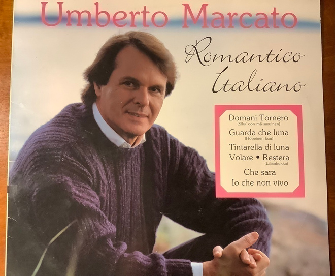 UMBERTO MARCATO:” Romantico italiano”, vinyyli