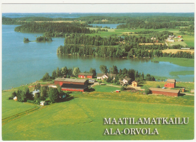 Vesilahti Ala-Orvola ilmakuva