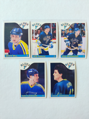 85-86 Opc - St.Louis Blues 5kpl