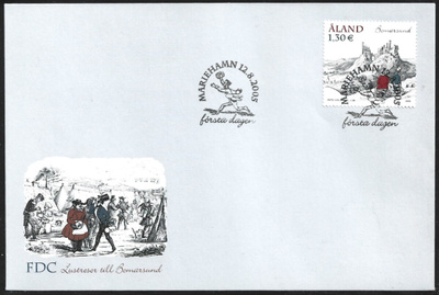 FDC Åland 2005  Huviretki Bomarsundiin  LaPe ÅL 254