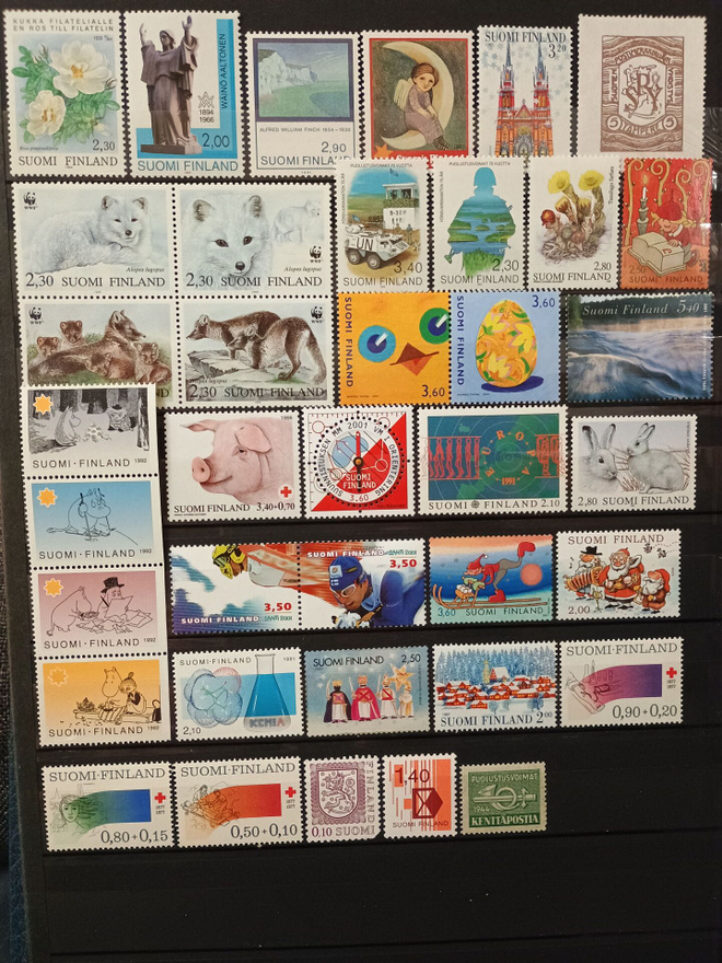 Suomi postituoreita ** postimerkkejä 38kpl