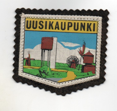 Uusikaupunkii: Matkailu /hihamerkki (kangasta)