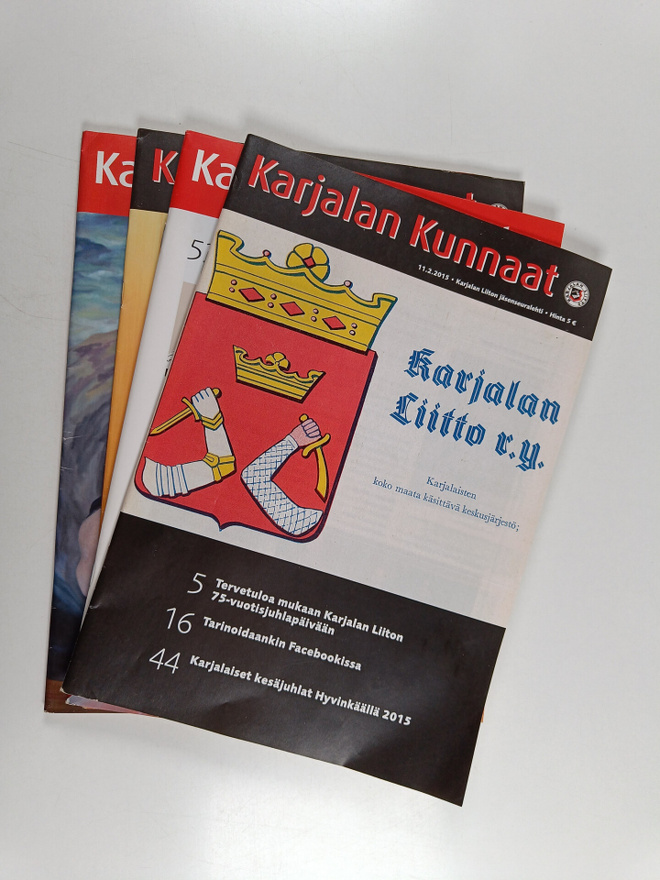 Karjalan kunnaat vuosikerta 2015 (1-4)