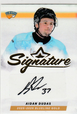 2025/26 Blueline Gold Signature Dudas , Pelicans