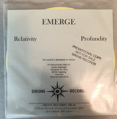 Emerge - Relativity 7"