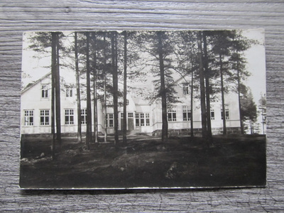 SÄKKIJÄRVI.....Yhteiskoulu, vanha kuva / kortti.