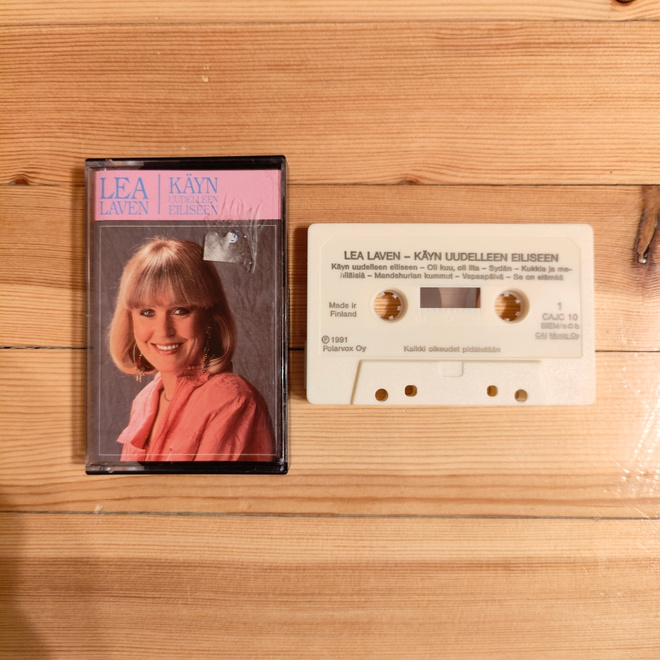 Lea Laven - Käyn Uudelleen Eiliseen c-kasetti