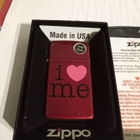 Zippo Slim I Love Me Candy Apple Red Uusi ja Aito - pikkukuva 1