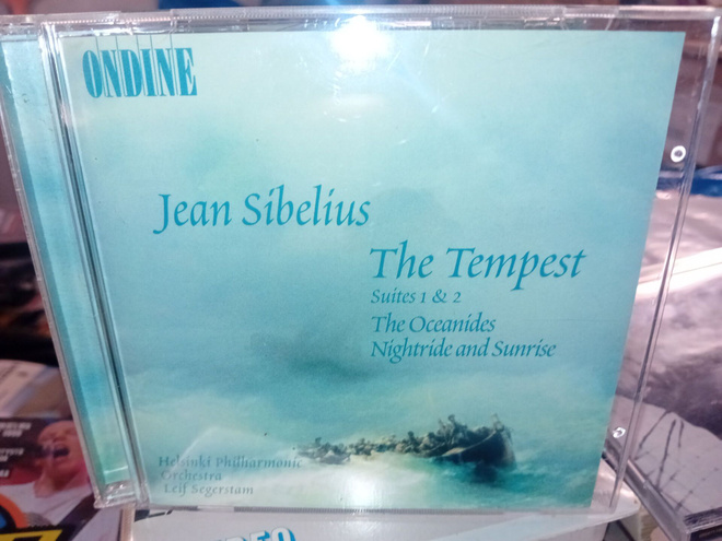 CD Jean Sibelius  : The Tempest suutes 1 & 2 ( SIS POSTIKUL)