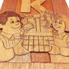 Rakkaudella veistetty 1983 Kesko mainostaulu 33 cm sign. - pikkukuva 2
