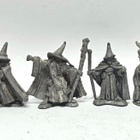 4kpl metallisia Ral Partha Wizards figuureita [G106] - pikkukuva 1