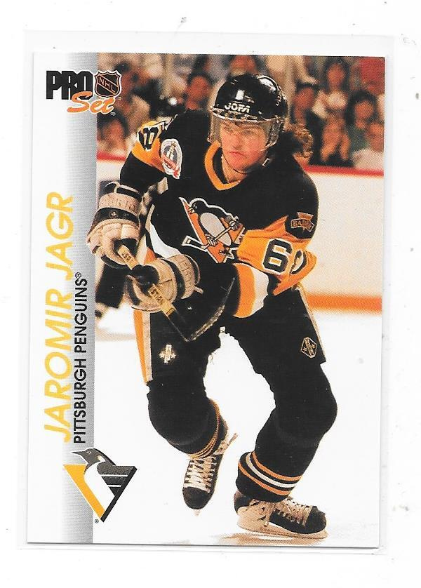 1992-93 ProSet #141 Jaromir Jagr , Pittsburgh Penguins